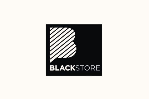 black store logo portfolio