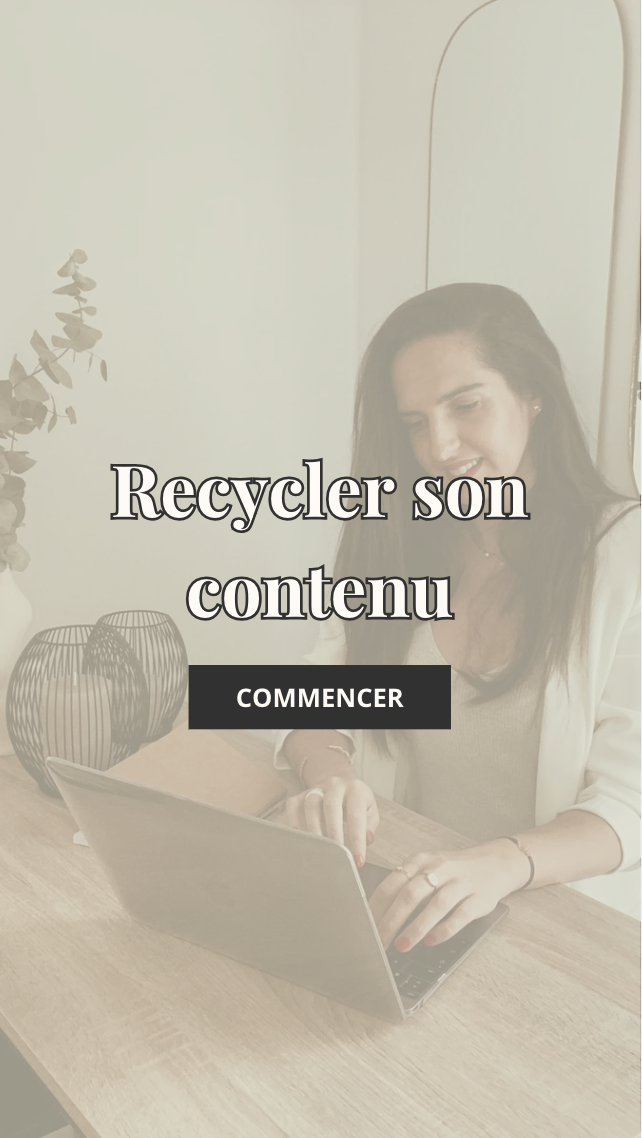 coaching recyclage de contenu détail