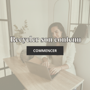 coaching marketing recycler son contenu